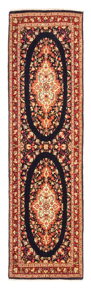 Tappeto corsia Tappeto Persero - Ghom - 217 x 63 cm - blu scuro
