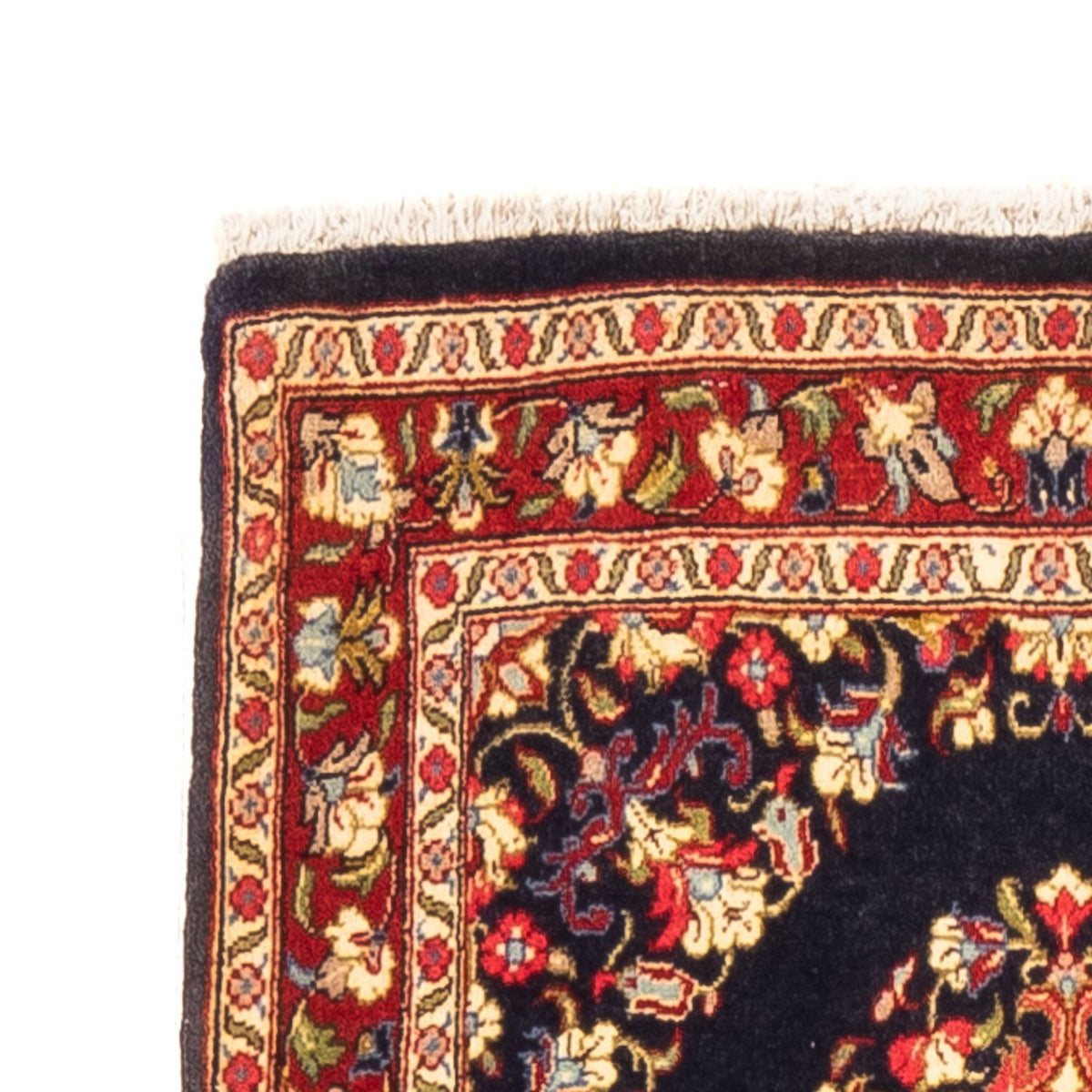 Tappeto corsia Tappeto Persero - Ghom - 217 x 63 cm - blu scuro