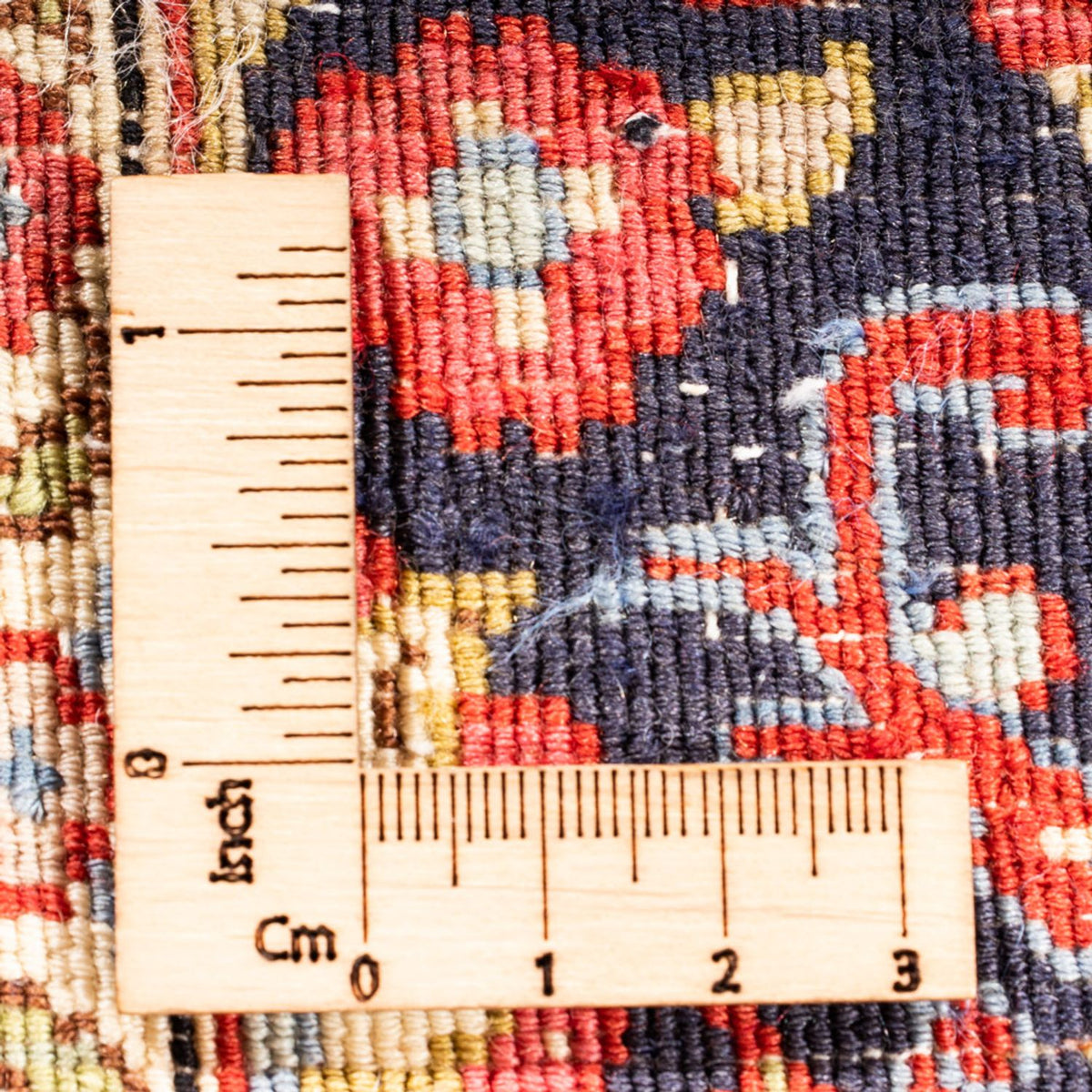 Tappeto corsia Tappeto Persero - Ghom - 217 x 63 cm - blu scuro