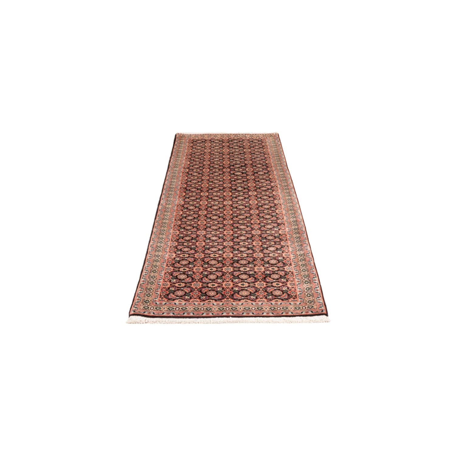 Tappeto corsia Tappeto Persero - Tabriz - Reale - 198 x 67 cm - blu scuro