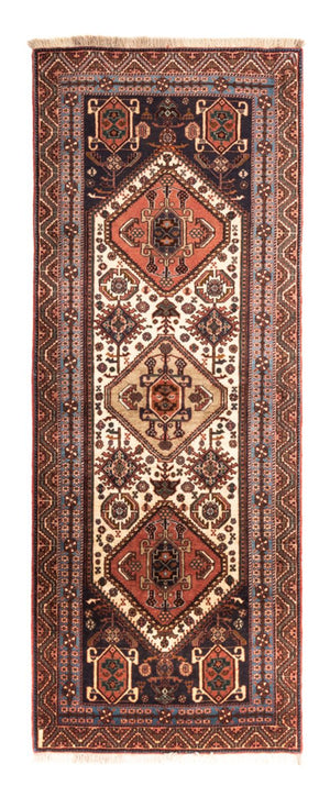 Tappeto corsia Tappeto Persero - Nomade - 202 x 80 cm - crema