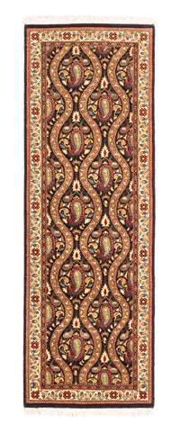 Tappeto corsia Tappeto Persero - Ghom - 160 x 53 cm - blu scuro