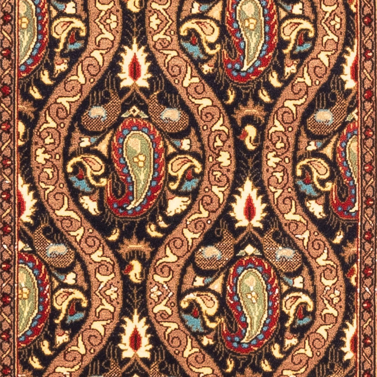 Tappeto corsia Tappeto Persero - Ghom - 160 x 53 cm - blu scuro