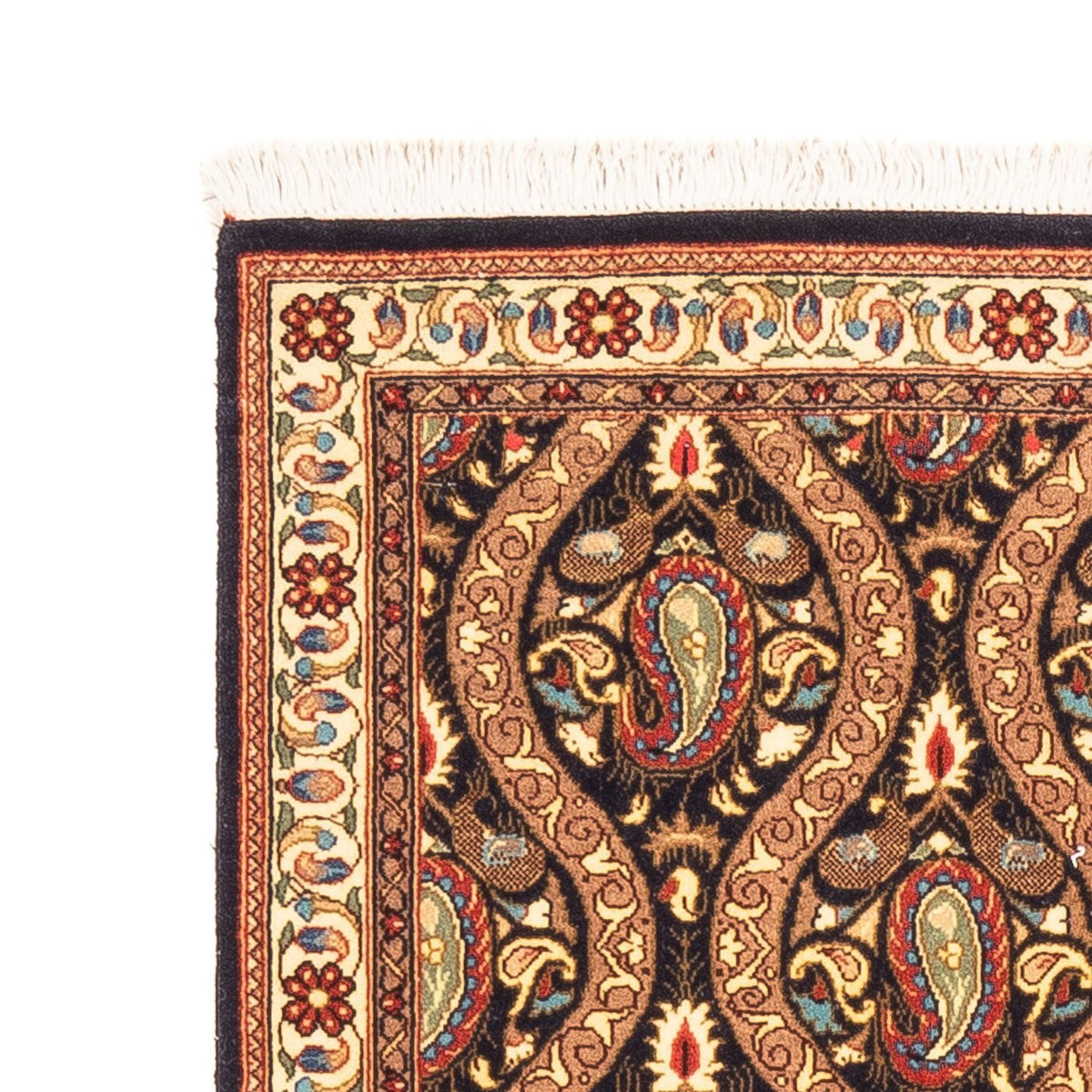 Tappeto corsia Tappeto Persero - Ghom - 160 x 53 cm - blu scuro