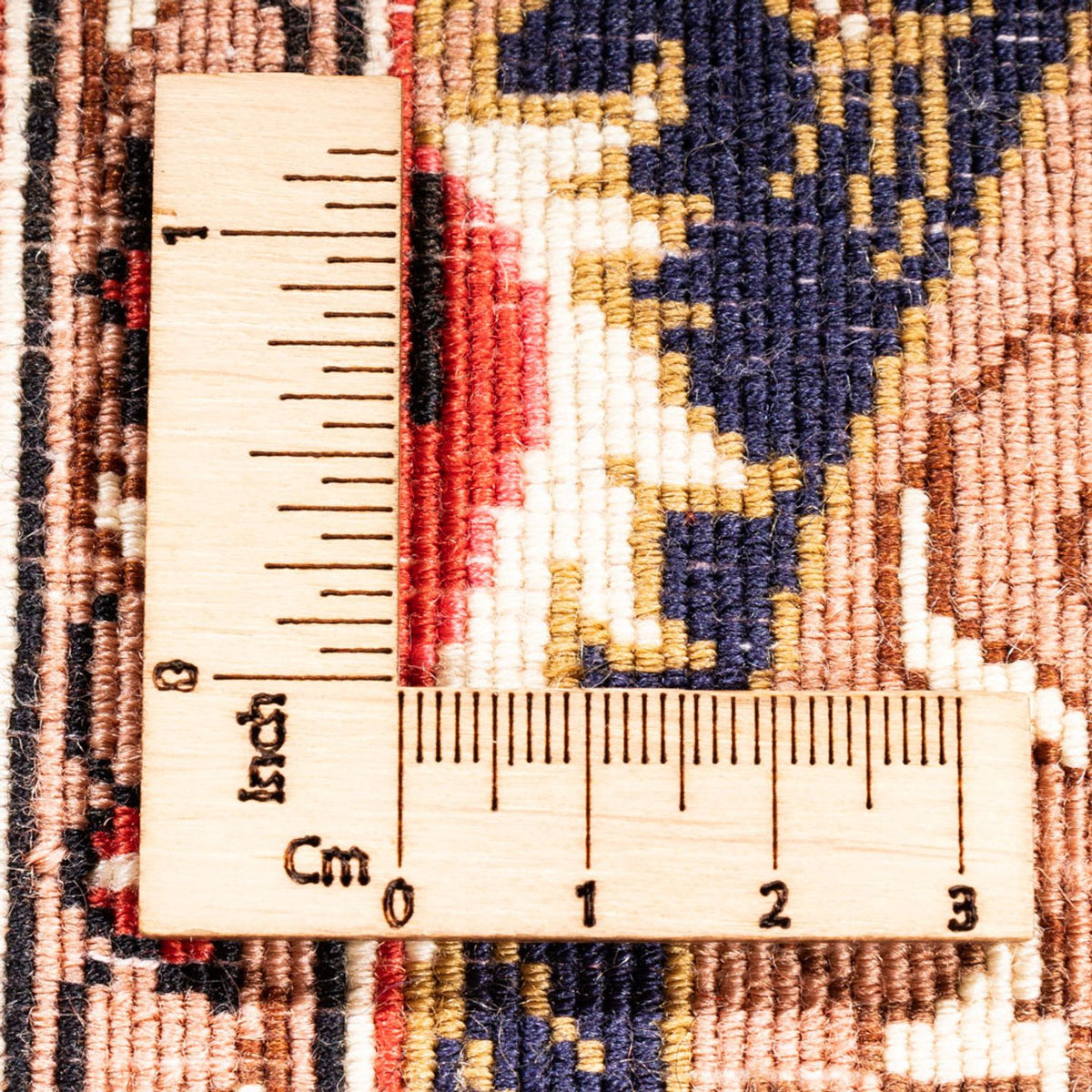 Tappeto corsia Tappeto Persero - Ghom - 160 x 53 cm - blu scuro