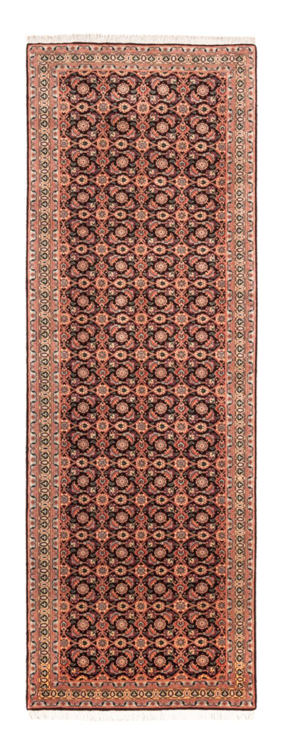 Tappeto corsia Tappeto Persero - Tabriz - Reale - 200 x 68 cm - blu scuro