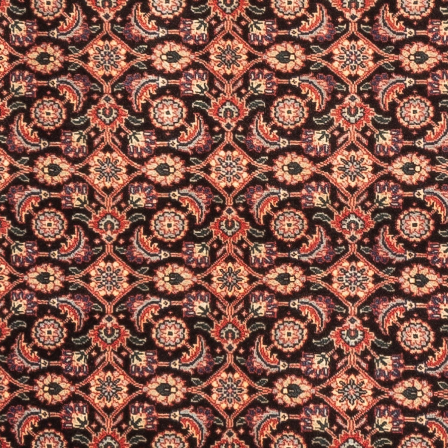 Tappeto corsia Tappeto Persero - Tabriz - Reale - 200 x 68 cm - blu scuro