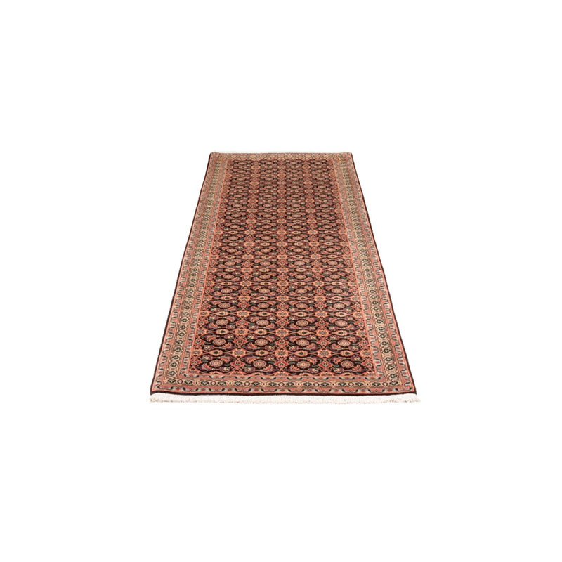 Tappeto corsia Tappeto Persero - Tabriz - Reale - 200 x 68 cm - blu scuro