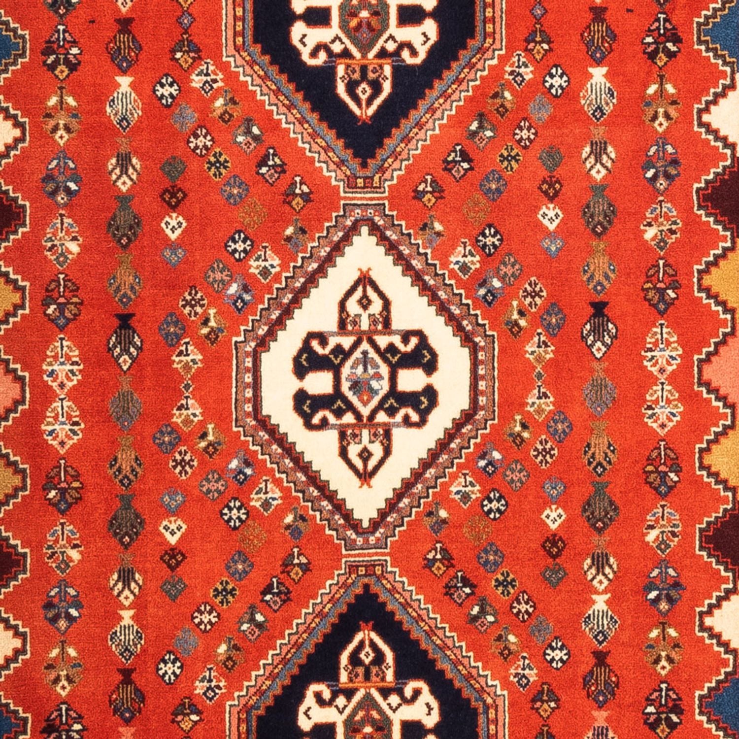 Tappeto corsia Tappeto Gabbeh - Kashkuli Persero - 200 x 85 cm - rosso
