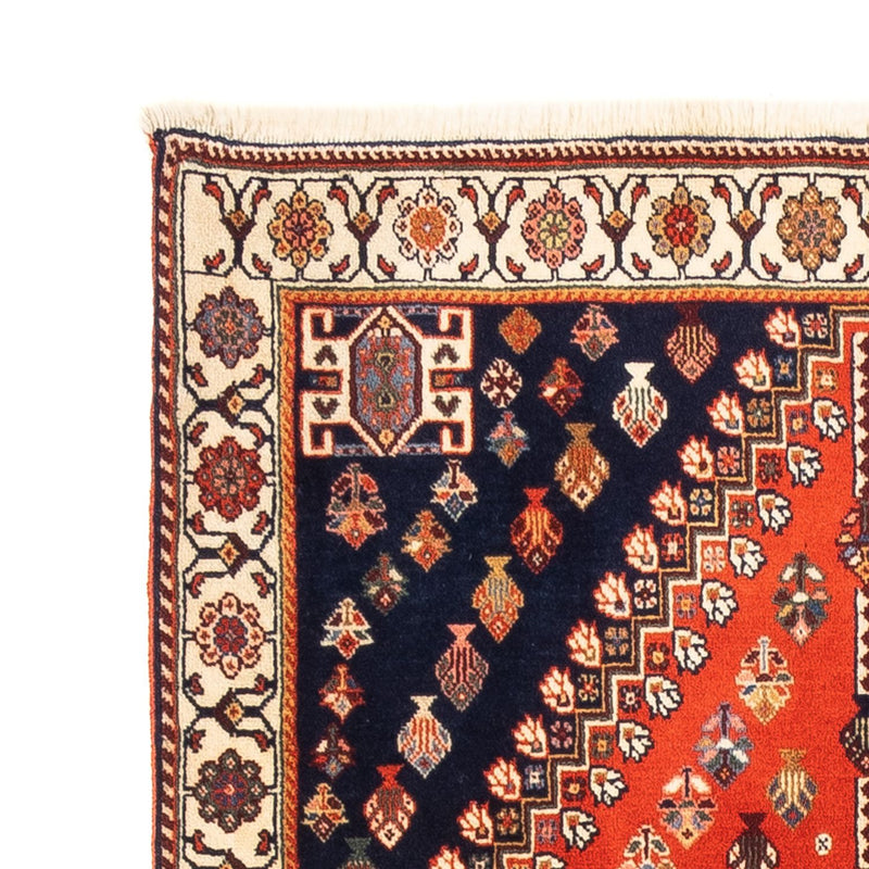 Tappeto corsia Tappeto Gabbeh - Kashkuli Persero - 200 x 85 cm - rosso
