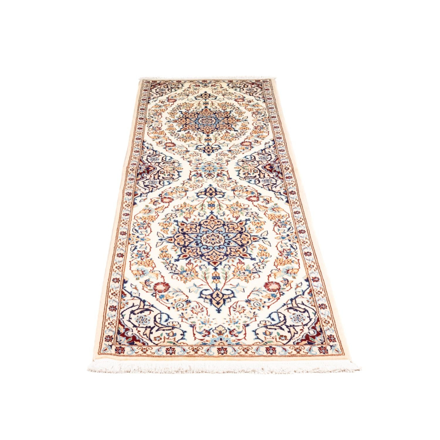 Tappeto corsia Tappeto Persero - Nain - Reale - 212 x 60 cm - crema