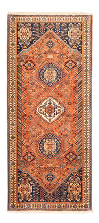 Tappeto corsia Tappeto Gabbeh - Kashkuli Persero - 195 x 84 cm - rosso