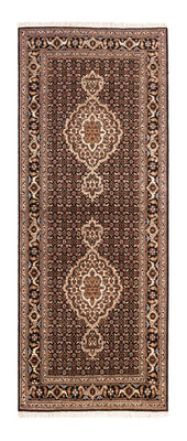 Tappeto corsia Tappeto Persero - Tabriz - Reale - 195 x 76 cm - blu scuro