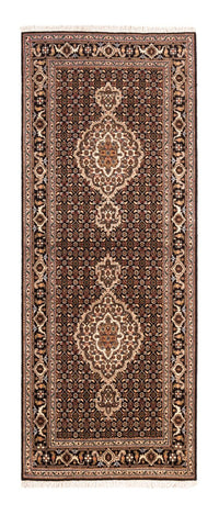Tappeto corsia Tappeto Persero - Tabriz - Reale - 195 x 76 cm - blu scuro