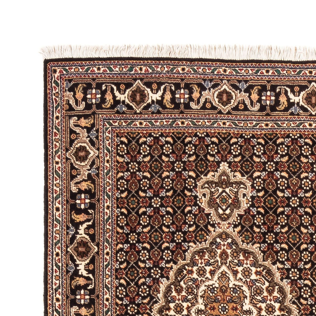 Tappeto corsia Tappeto Persero - Tabriz - Reale - 195 x 76 cm - blu scuro