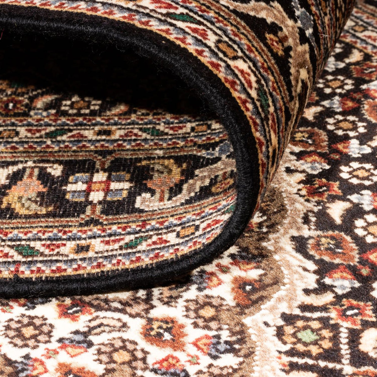 Tappeto corsia Tappeto Persero - Tabriz - Reale - 195 x 76 cm - blu scuro