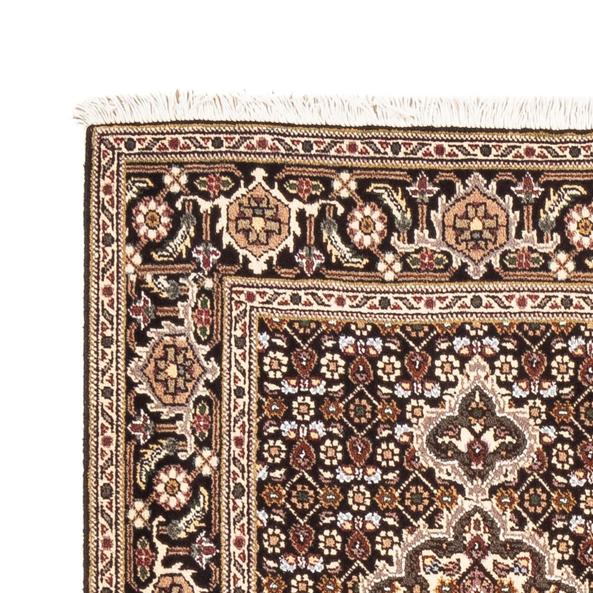 Tappeto corsia Tappeto Persero - Tabriz - Reale - 196 x 75 cm - blu scuro