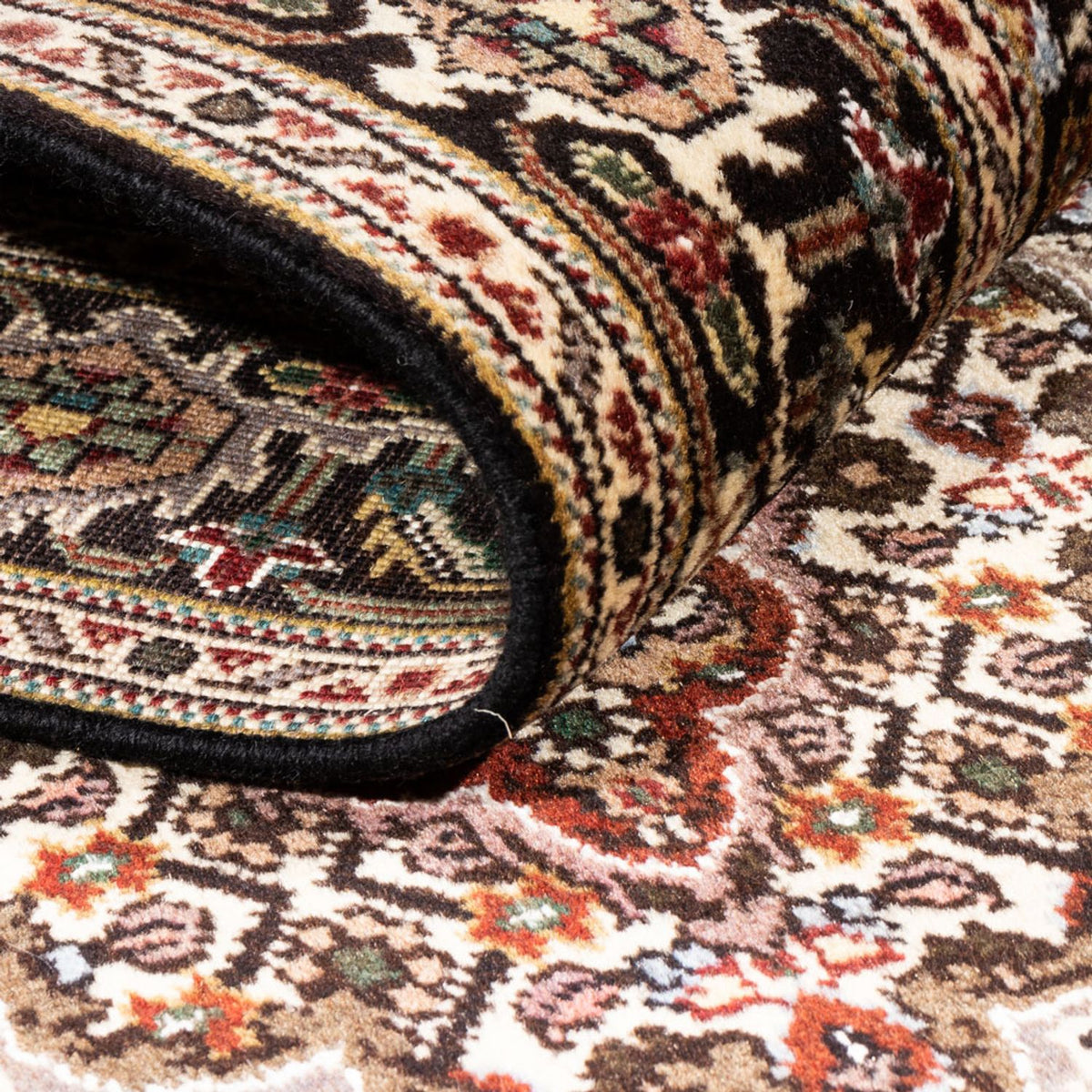 Tappeto corsia Tappeto Persero - Tabriz - Reale - 196 x 75 cm - blu scuro