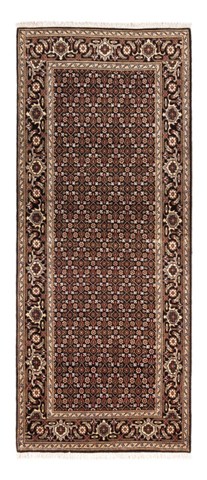Tappeto corsia Tappeto Persero - Tabriz - Reale - 196 x 80 cm - blu scuro