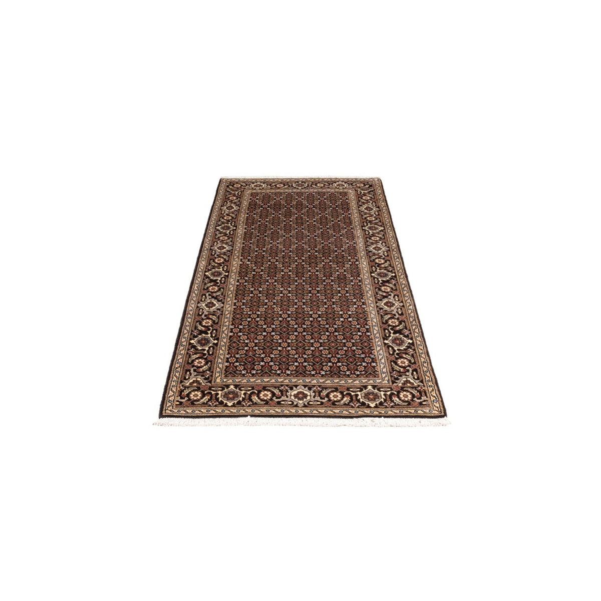 Tappeto corsia Tappeto Persero - Tabriz - Reale - 196 x 80 cm - blu scuro