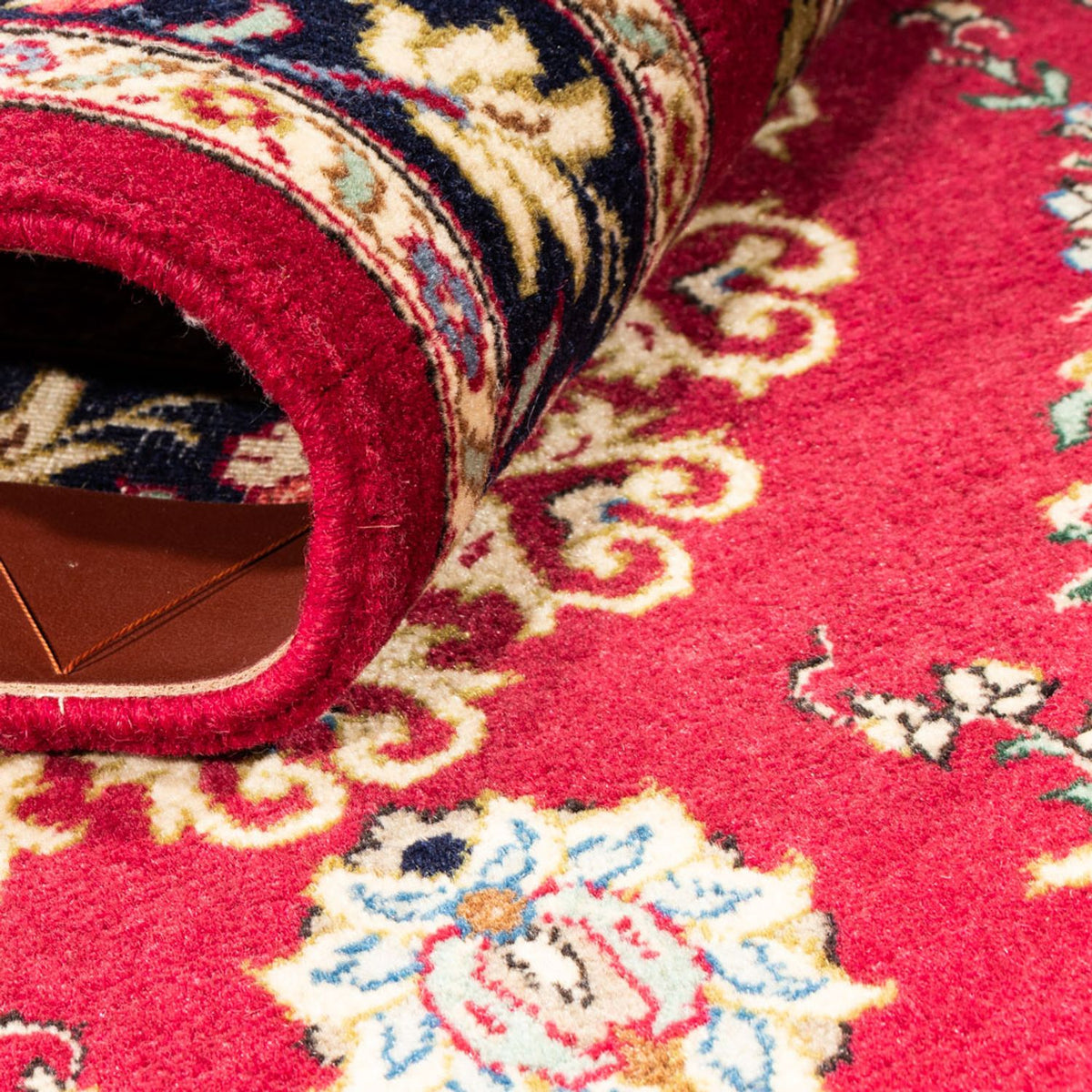 Tappeto corsia Tappeto Persero - Ghom - 215 x 65 cm - rosso