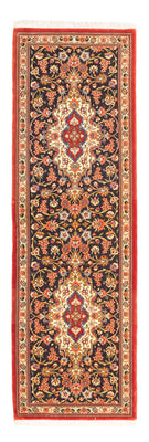 Tappeto corsia Tappeto Persero - Ghom - 203 x 65 cm - blu scuro