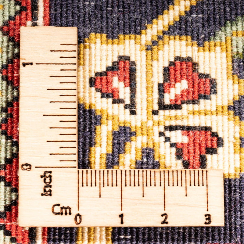 Tappeto corsia Tappeto Persero - Ghom - 203 x 65 cm - blu scuro