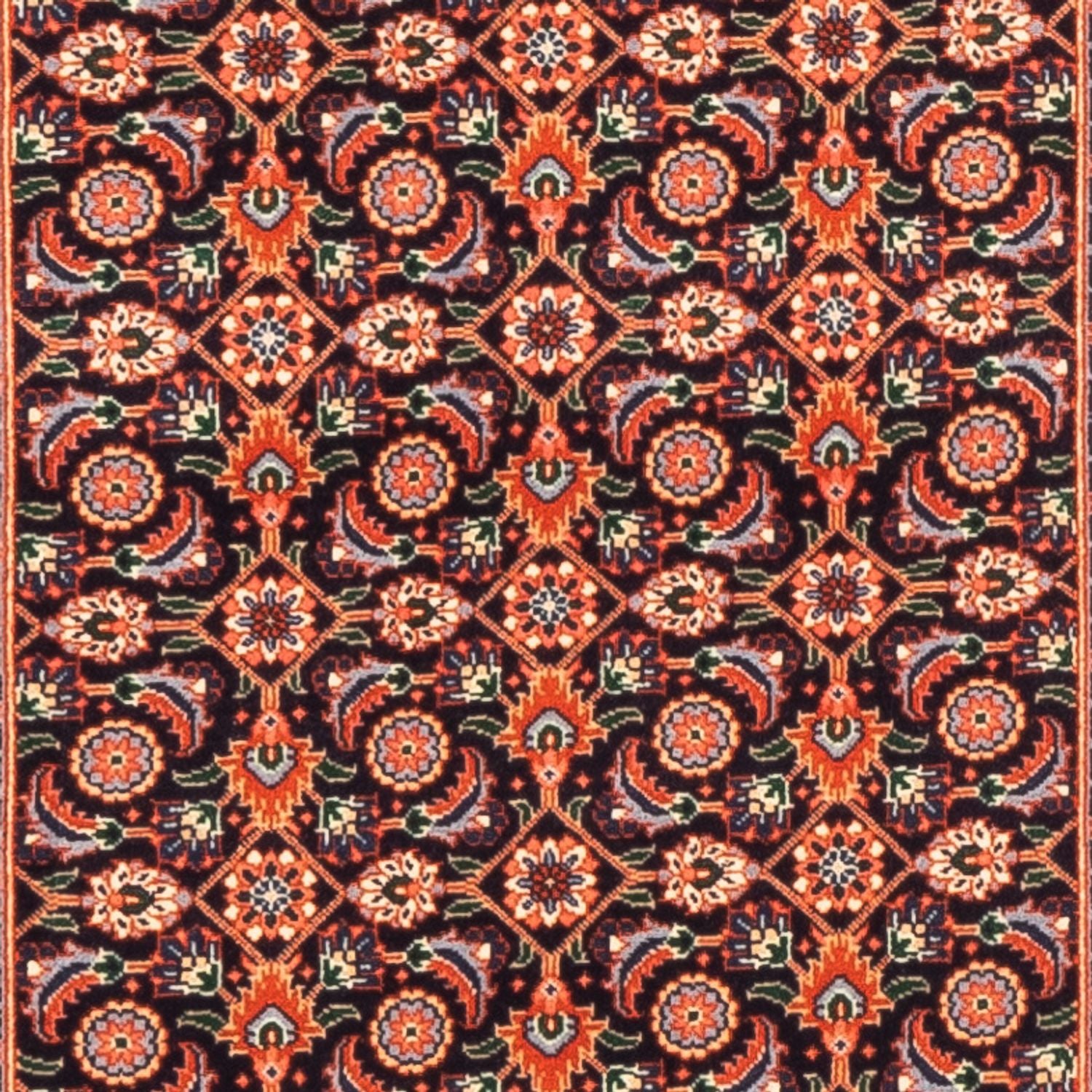 Tappeto corsia Tappeto Persero - Isfahan - Premio - 199 x 64 cm - rosso