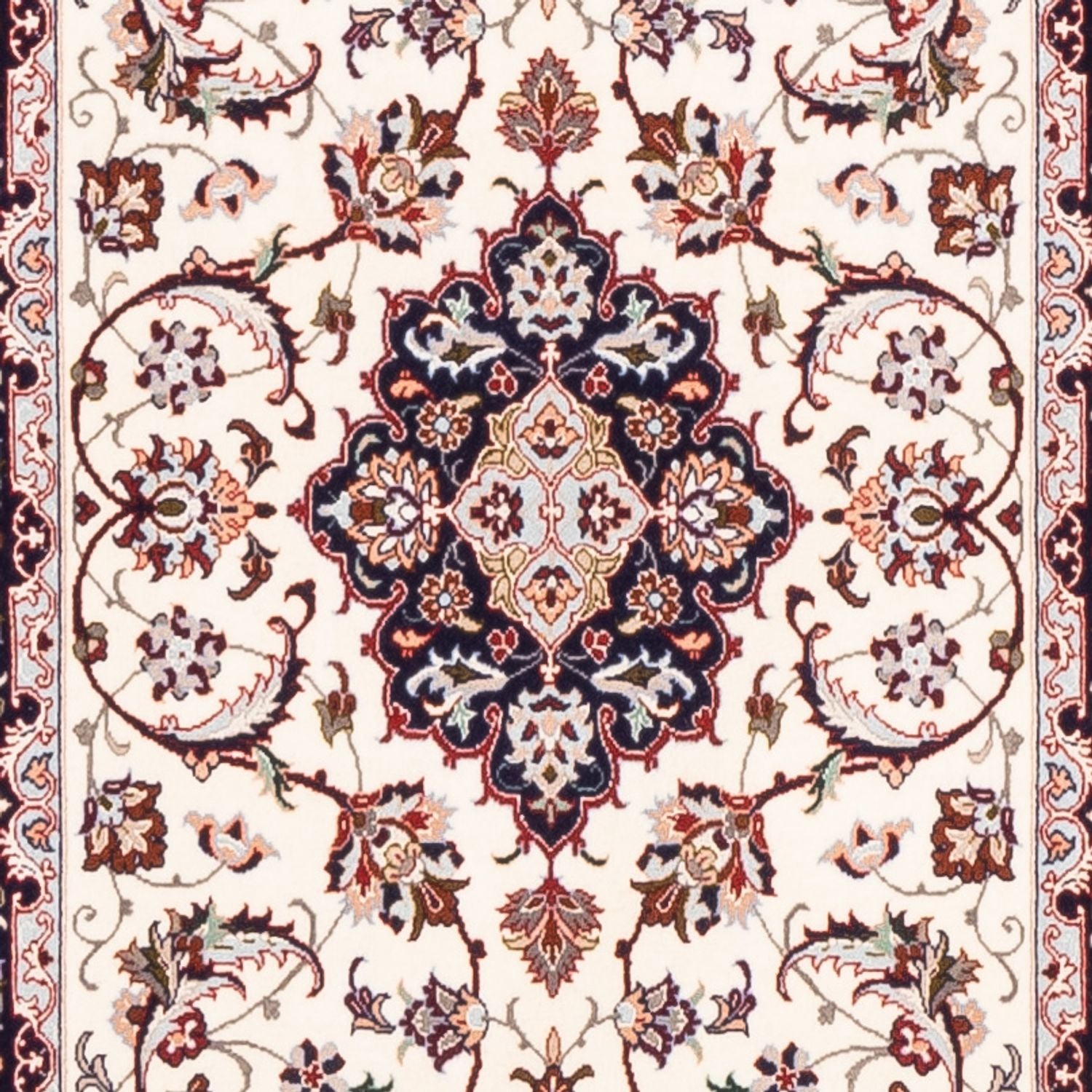 Tappeto corsia Tappeto Persero - Isfahan - Premio - 199 x 64 cm - rosso