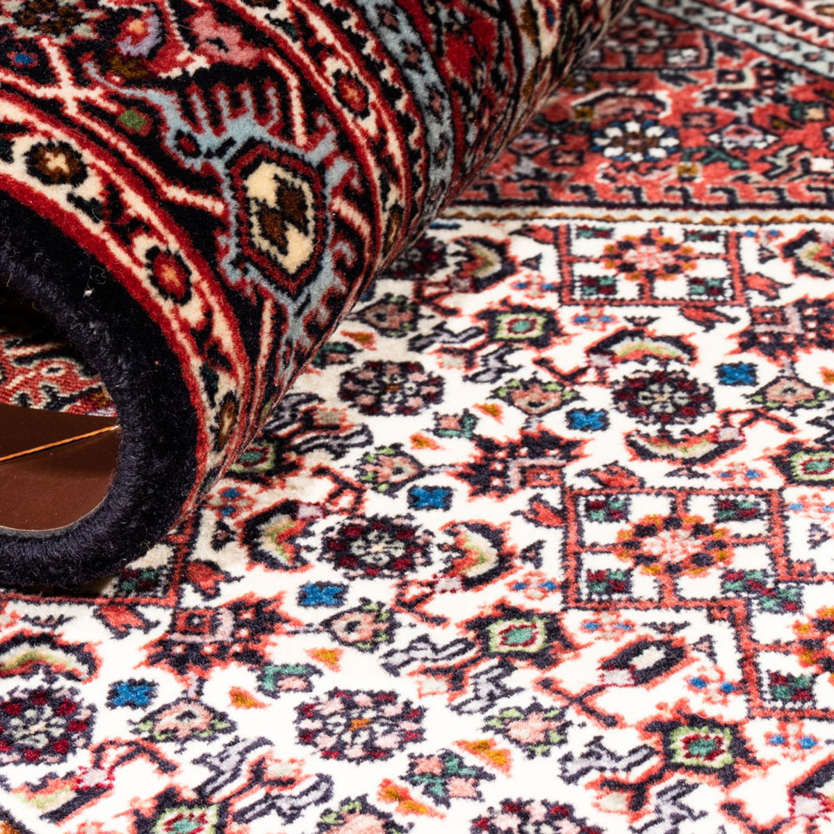 Tappeto corsia Tappeto Persero - Bidjar - 240 x 65 cm - crema