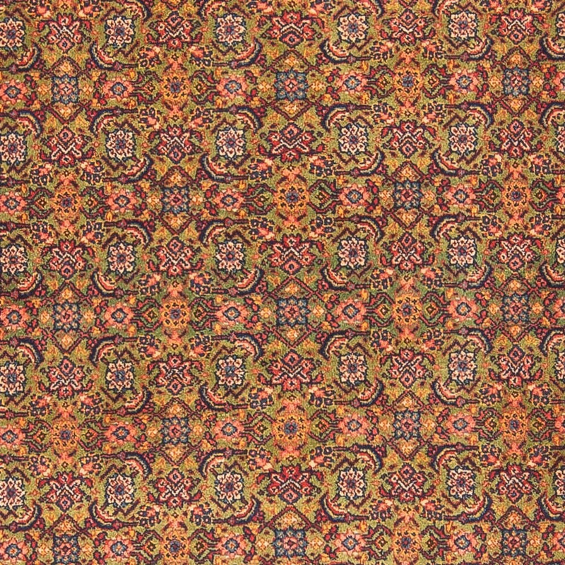 Tappeto corsia Tappeto Persero - Tabriz - Reale - 377 x 100 cm - verde chiaro
