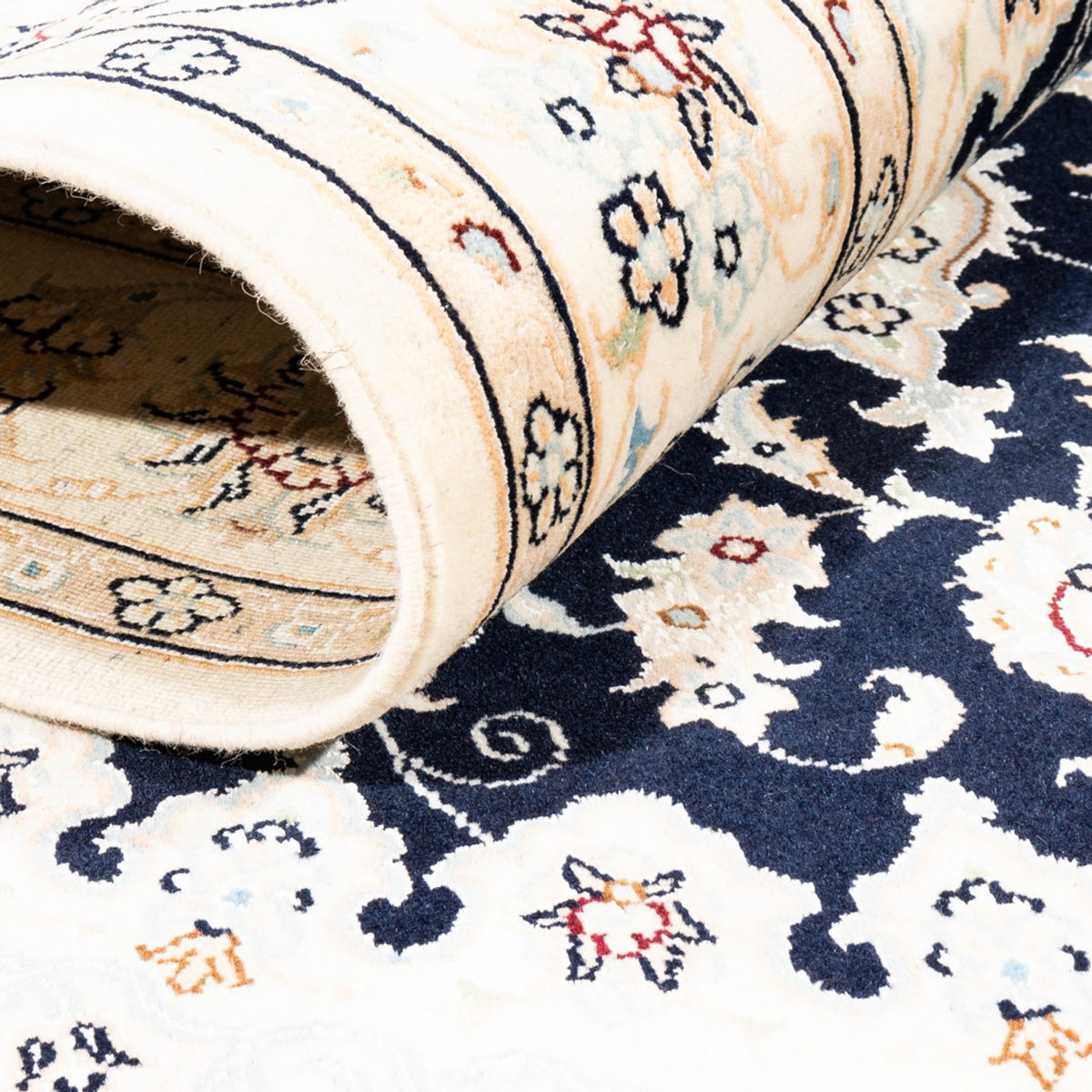 Tappeto Persero - Nain - Premio - 183 x 119 cm - blu scuro