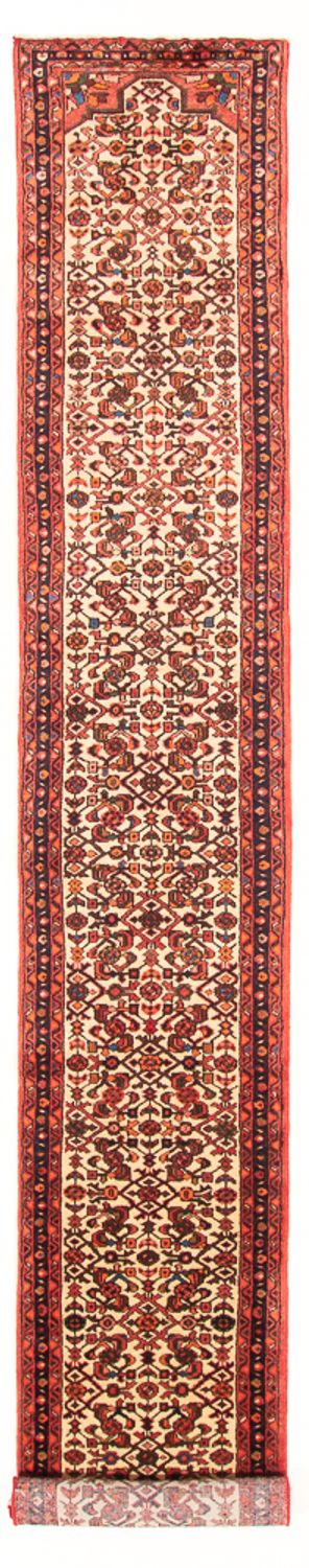 Tappeto corsia Tappeto Kelim - Orientale - 408 x 70 cm - beige