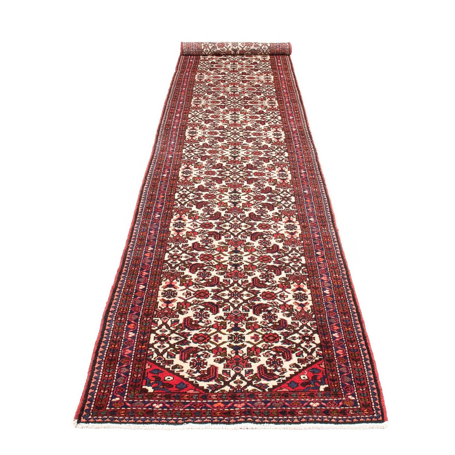Tappeto corsia Tappeto Kelim - Orientale - 415 x 80 cm - beige