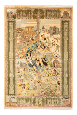 Tappeto Persero - Tabriz - Reale - 263 x 175 cm - multicolore