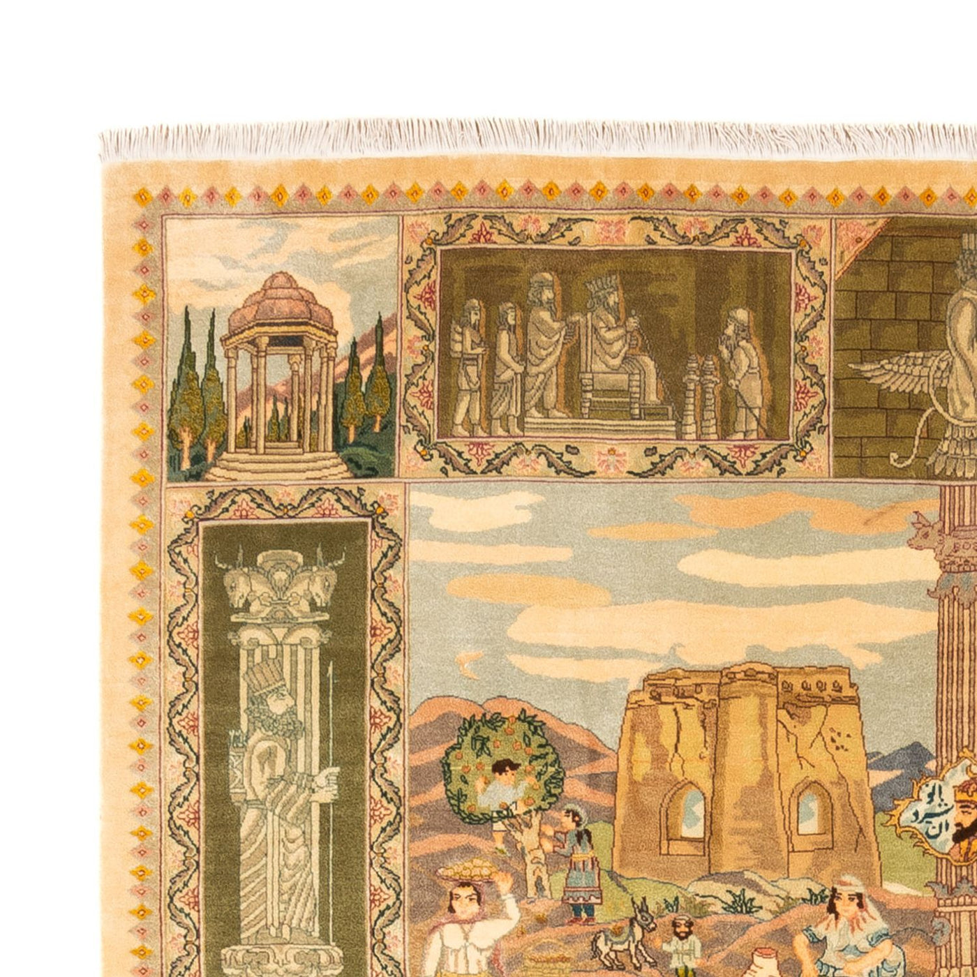 Tappeto Persero - Tabriz - Reale - 263 x 175 cm - multicolore