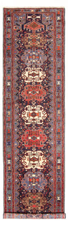 Hamadan Tappeto 103x390cm - Tappeto persiano - Passatoia / Blu scuro / 103 x 390 cm Passatoia