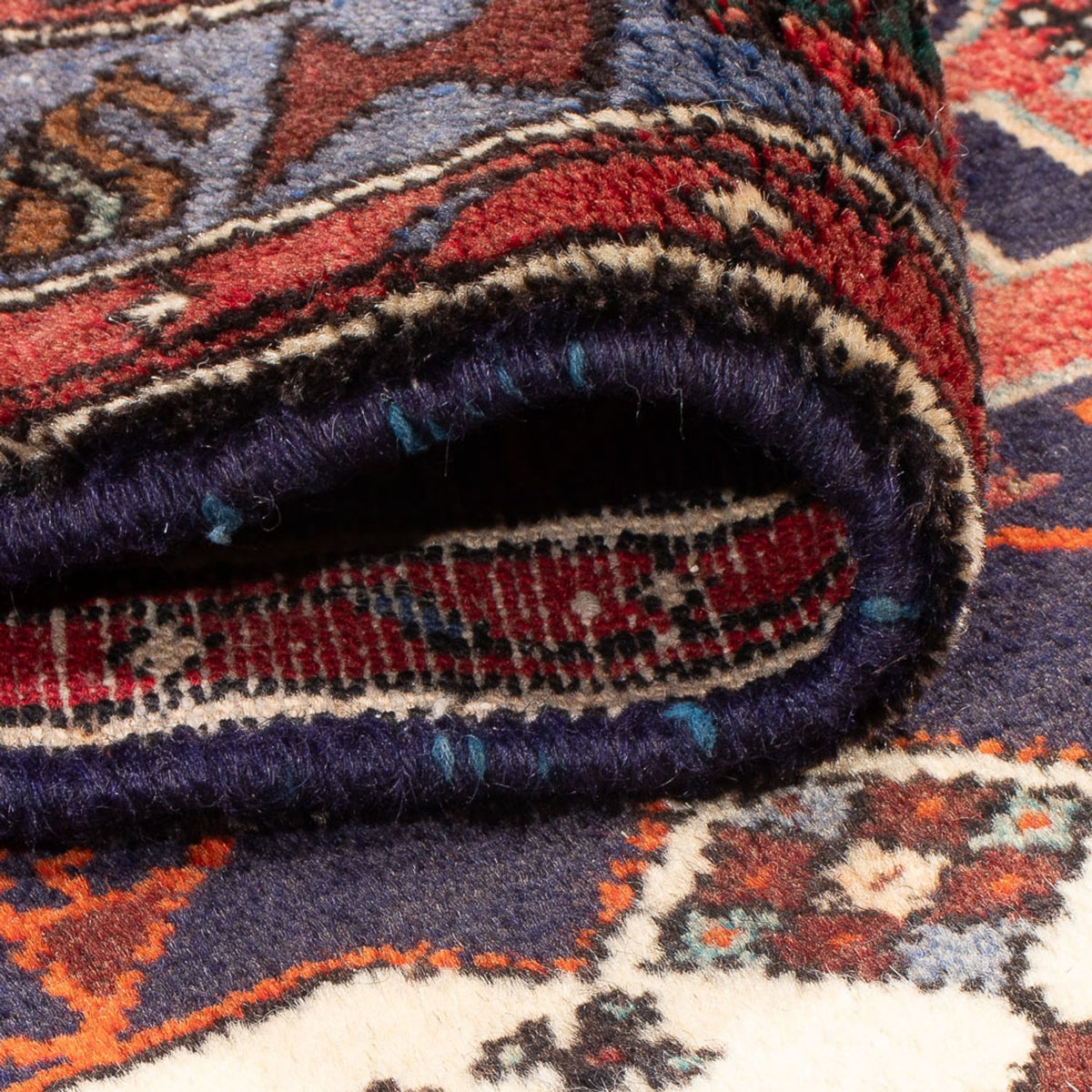 Tappeto corsia Tappeto Persero - Nomade - 390 x 103 cm - blu scuro