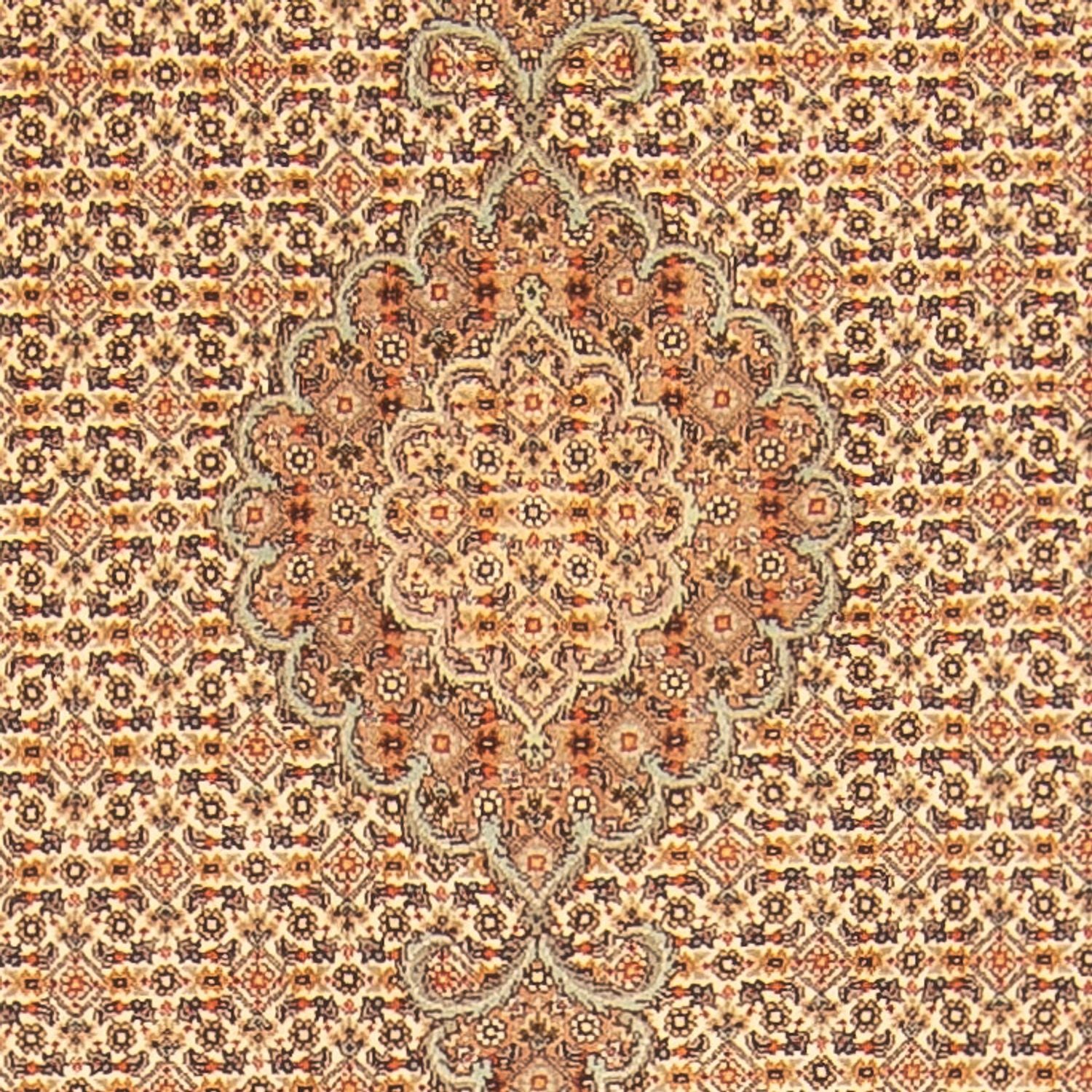 Tappeto corsia Tappeto Persero - Tabriz - Reale - 393 x 80 cm - beige