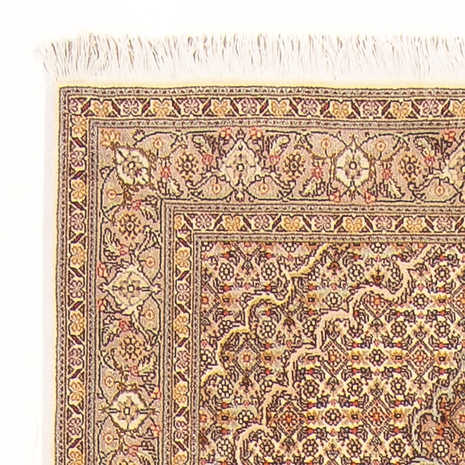 Tappeto corsia Tappeto Persero - Tabriz - Reale - 393 x 80 cm - beige