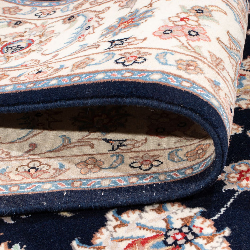 Tappeto Persero - Tabriz - Reale - 203 x 147 cm - blu scuro
