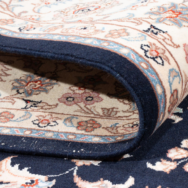 Tappeto Persero - Tabriz - Reale - 200 x 150 cm - blu scuro