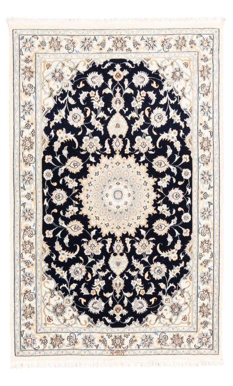 Tappeto Persero - Nain - Premio - 154 x 104 cm - blu scuro