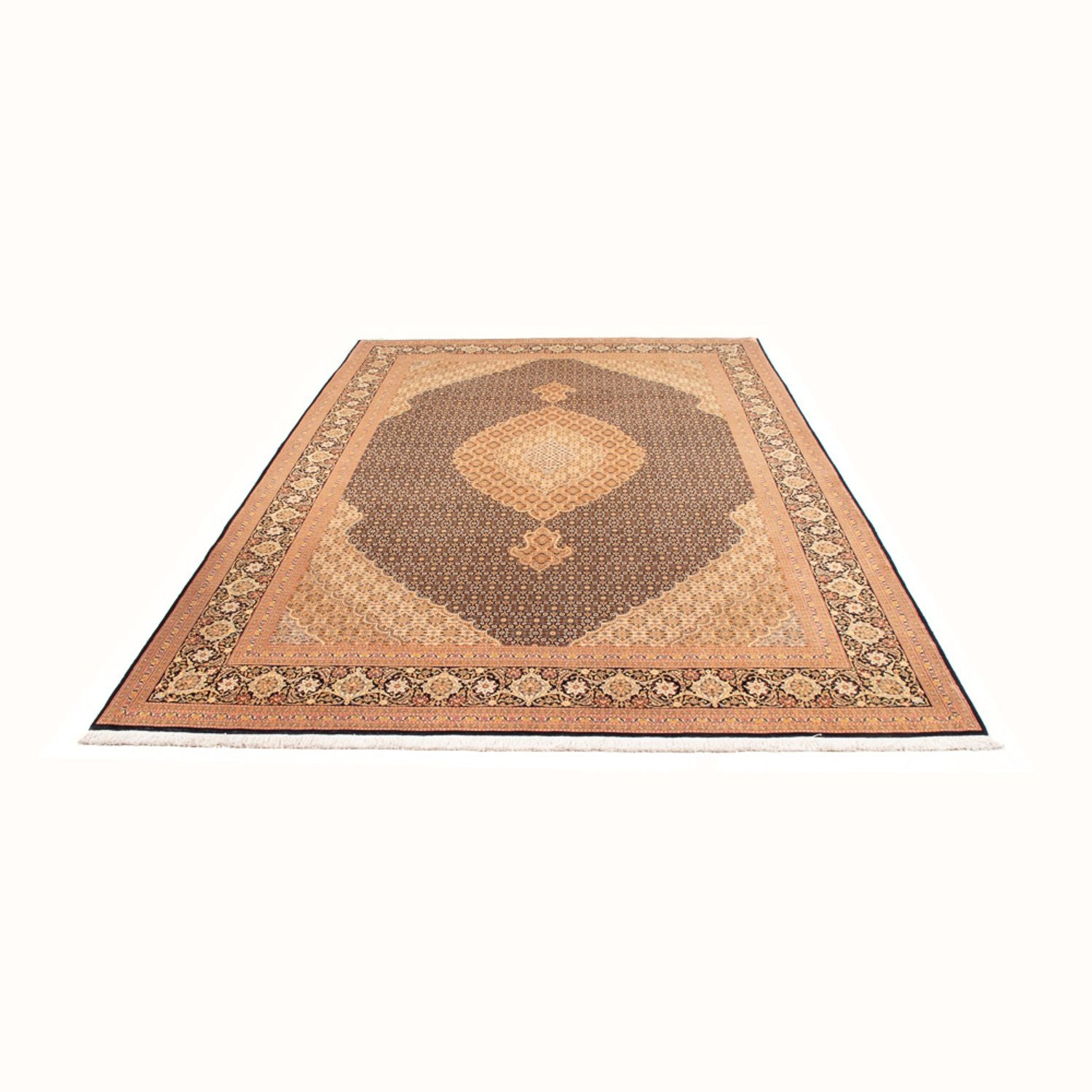 Tappeto Persero - Tabriz - Reale - 300 x 202 cm - blu scuro