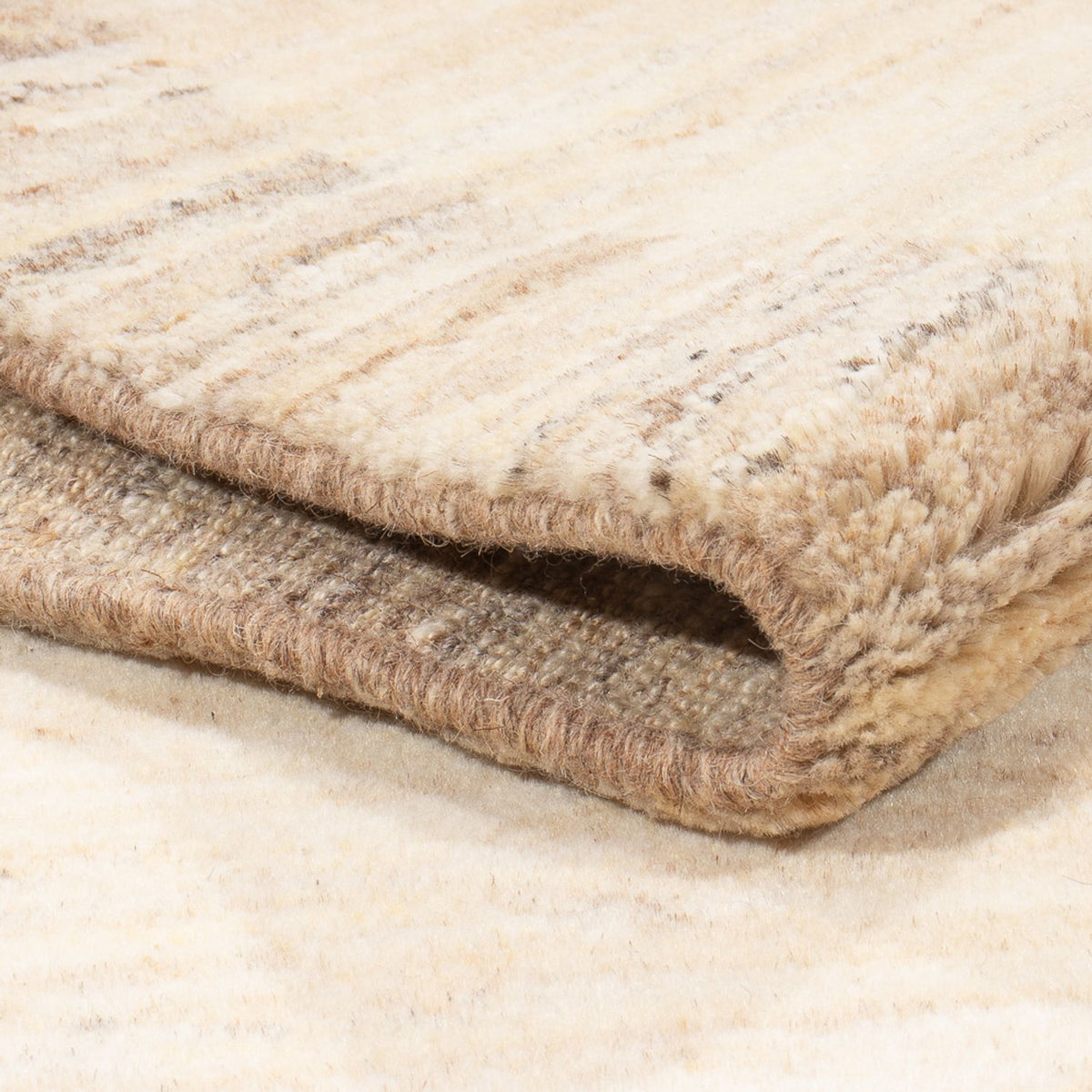 Tappeto corsia Tappeto Gabbeh - Persero - 190 x 80 cm - crema