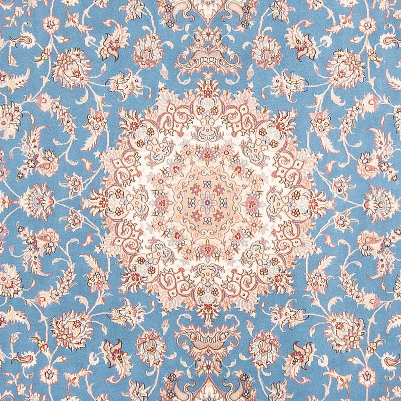 Tappeto Persero - Tabriz - Reale - 298 x 197 cm - blu chiaro