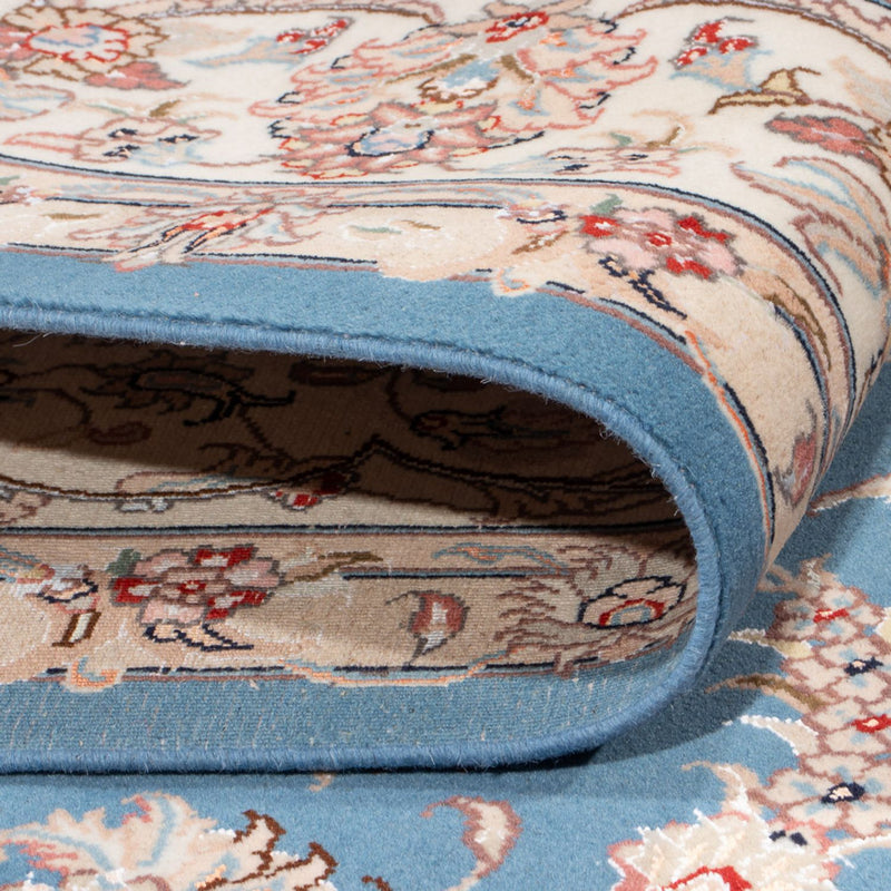 Tappeto Persero - Tabriz - Reale - 298 x 197 cm - blu chiaro