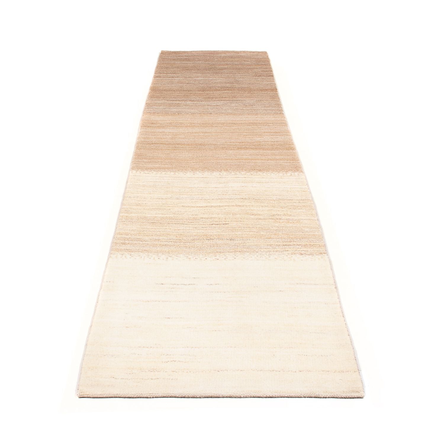 Tappeto corsia Tappeto Gabbeh - Persero - 345 x 87 cm - naturale