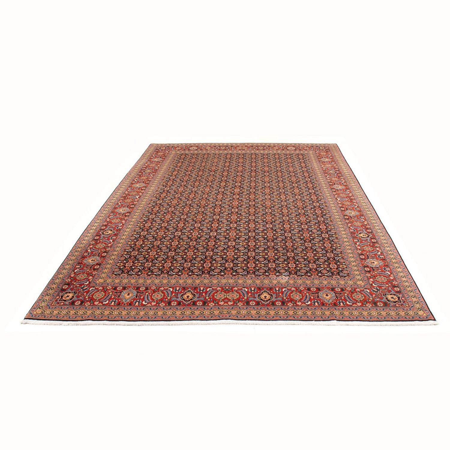 Tappeto Persero - Tabriz - Reale - 307 x 204 cm - blu scuro