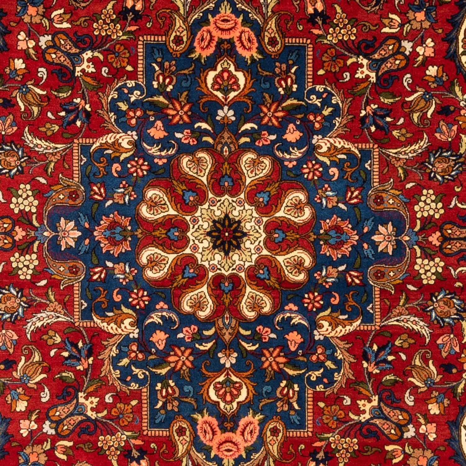 Tappeto Persero - Bidjar - 296 x 204 cm - blu scuro